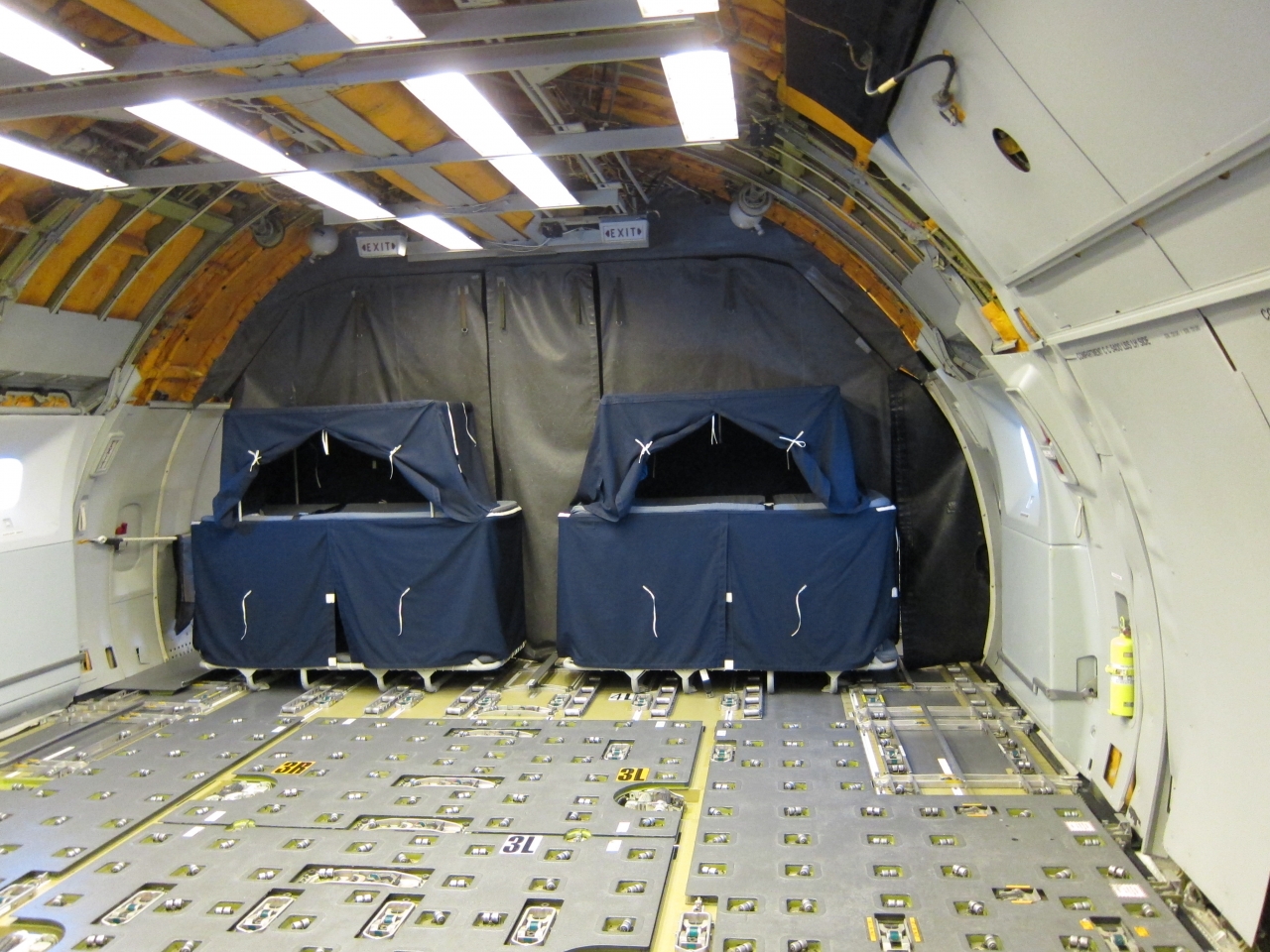 Rear of the seating area KC-10