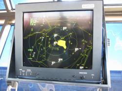Control tower radar screen